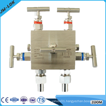 Stainless steel 5 way valve and actuator